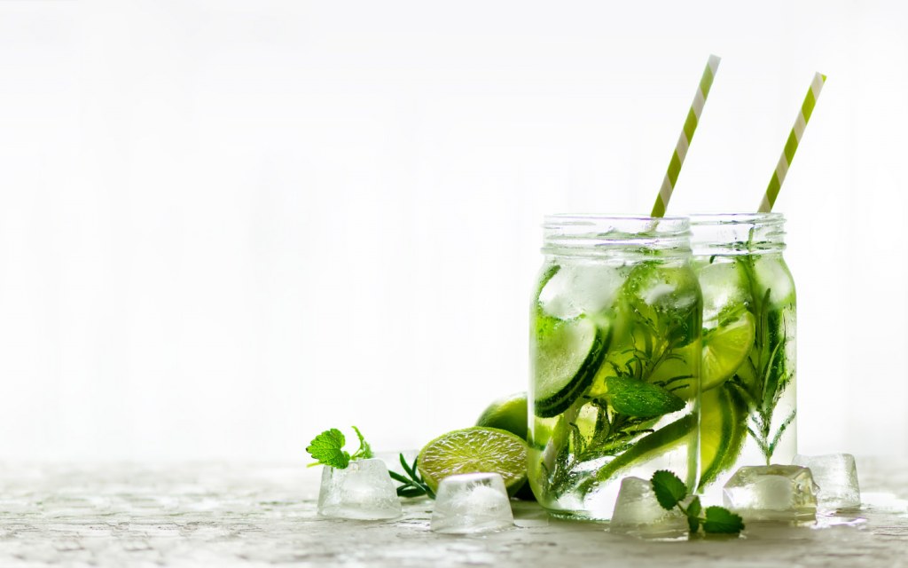 Cucumber and lemon detox water recipe