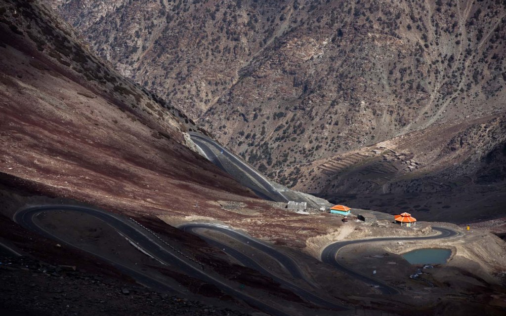 The paved serpentine Babusar Pass can challenge the driving skills of the most experienced drivers