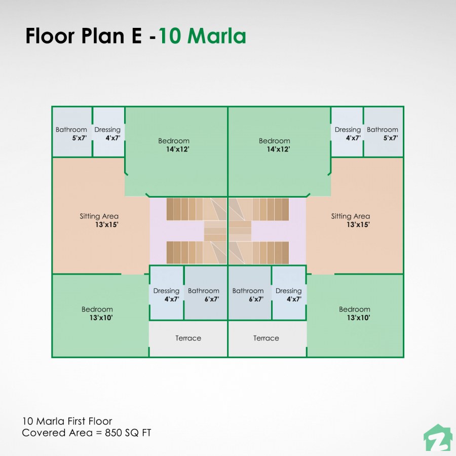 Best 10 Marla House Plans For Your New House Zameen Blog