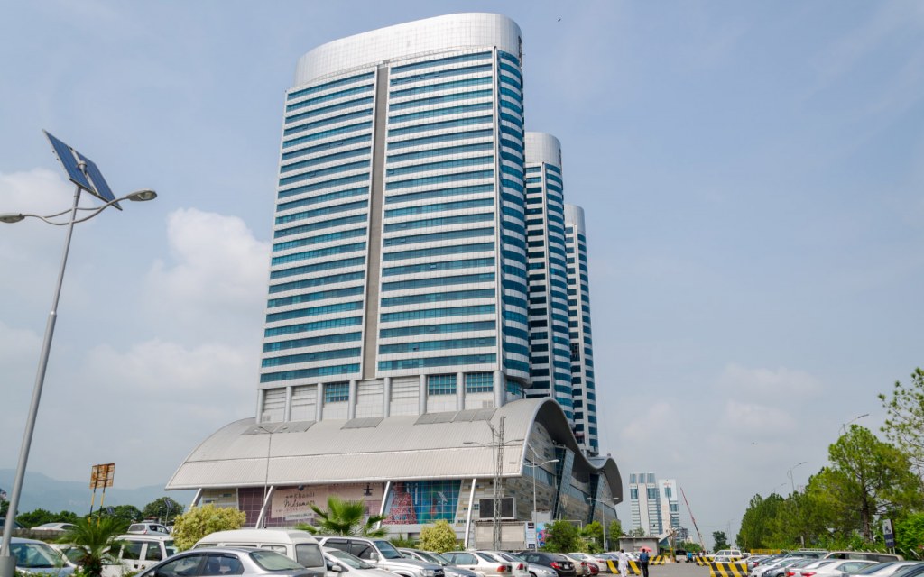 the three towers of Centaurus Islamabad 