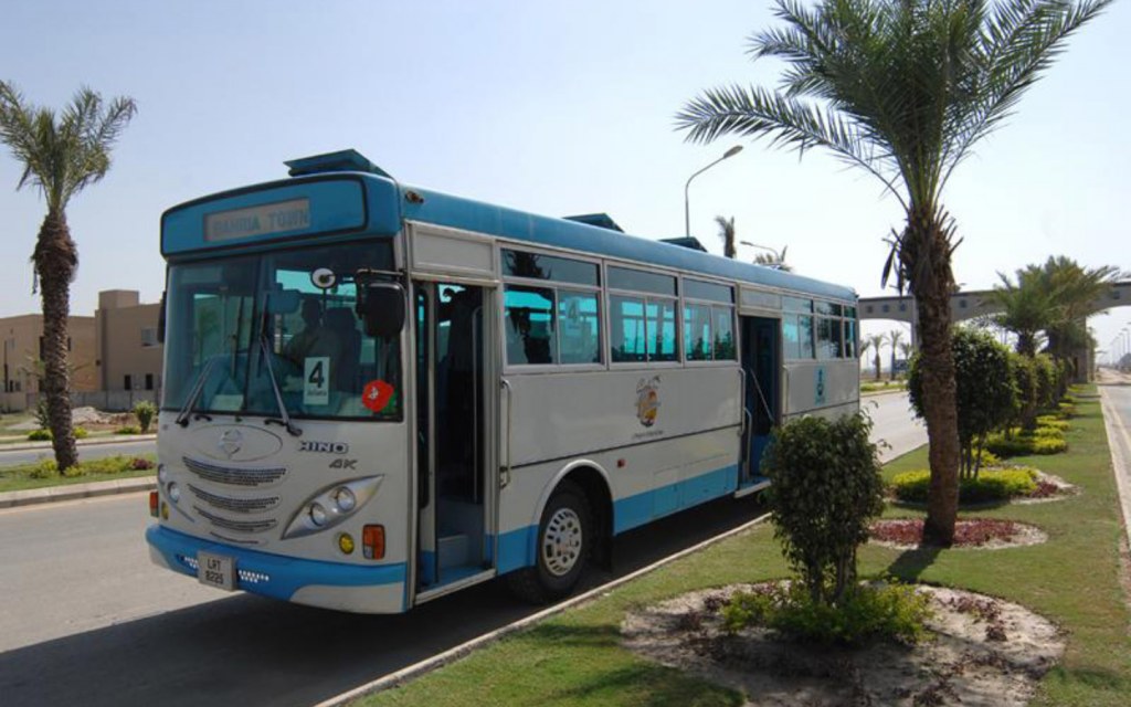 Bahria Town Karachi runs a free shuttle service