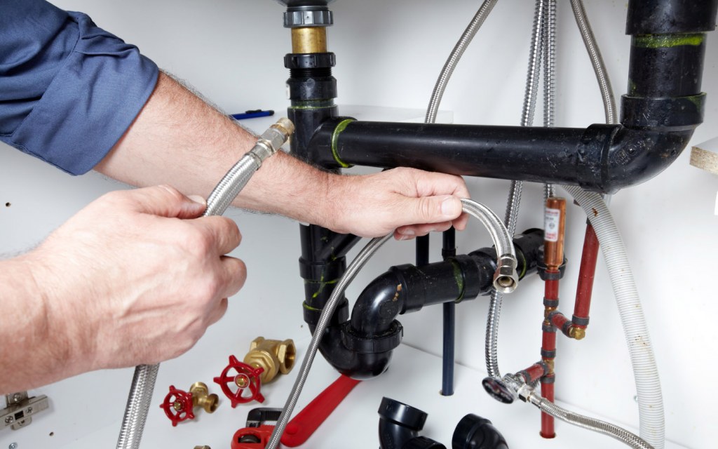 You don't need to break down the wall for repairs with exposed pipes