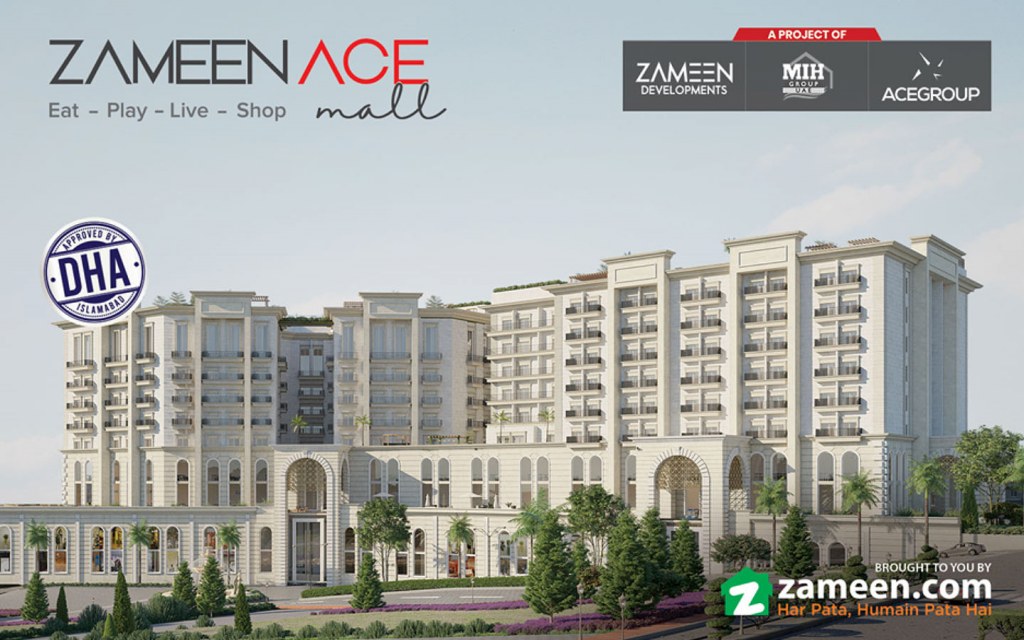 Beautiful Zameen Ace Mall during daytime