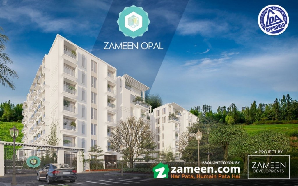 Zameen Opal’s apartment building render image