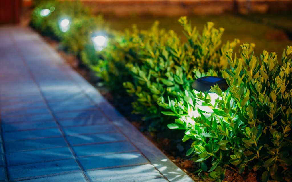 install new outdoor lighting in your living space