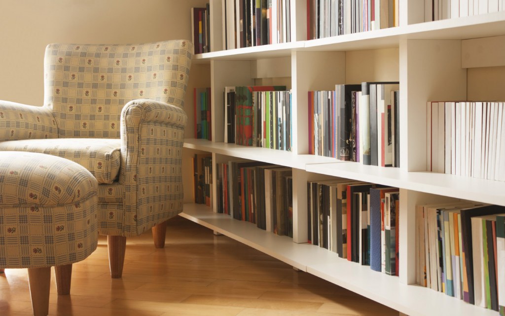 Add more books to your living room to add 