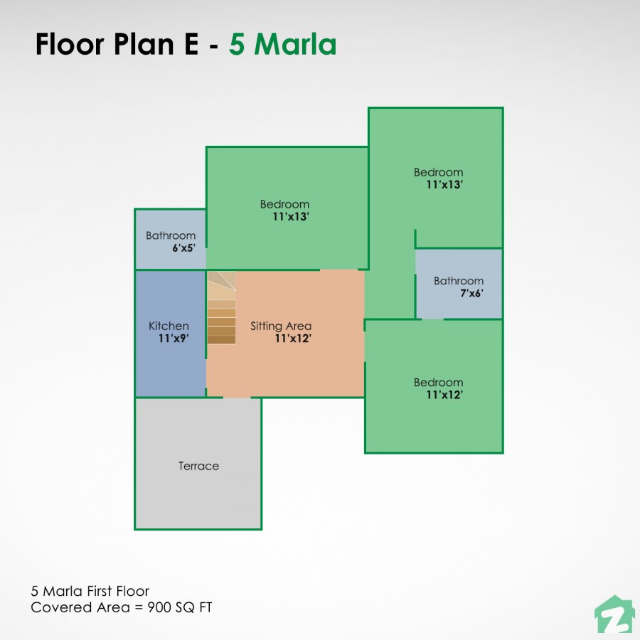 Best 5 Marla House Plans For Your New Home Zameen Blog