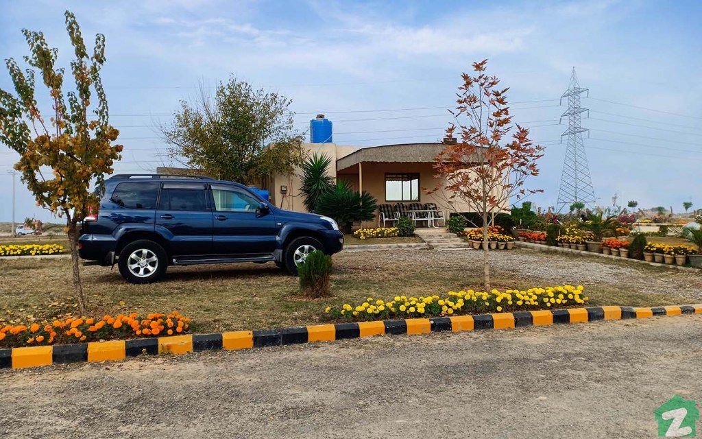 The site office of Gulberg Greens Islamabad